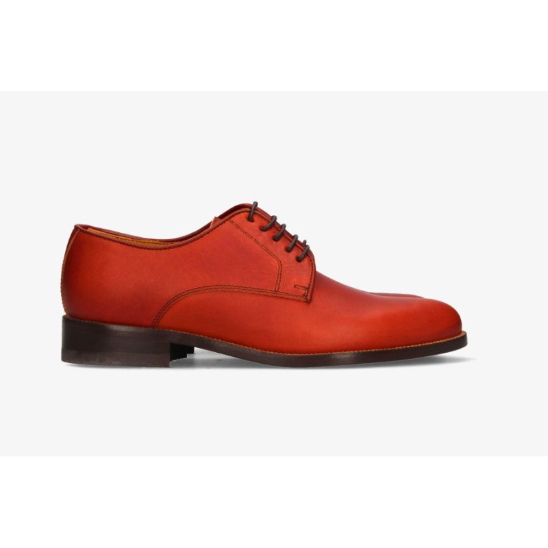 Zapato con cordones ternera avellana Valverde del Camino