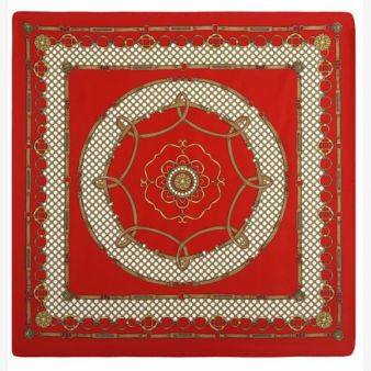 Lenço de corrente vermelho