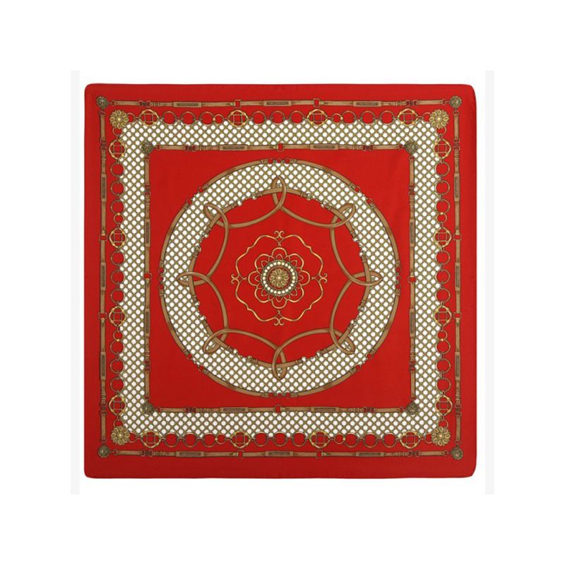 Lenço de corrente vermelho