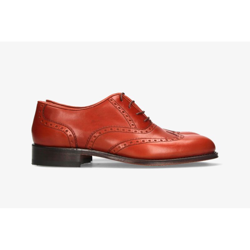 Chaussure anglaise perforée en cuir naturel Valverde del Camino