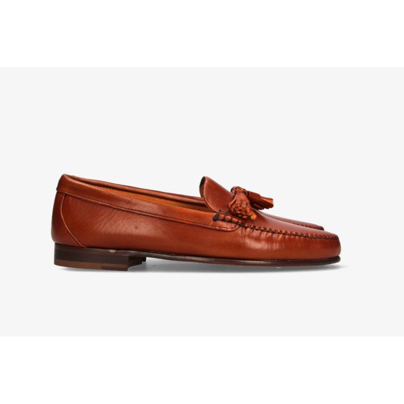 Mocasin borlas vaqueta sol