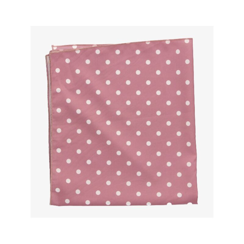 Foulard à pois roses