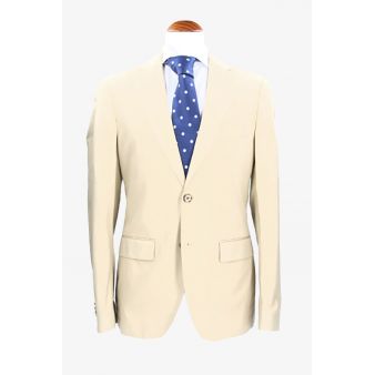 Veste en coton beige