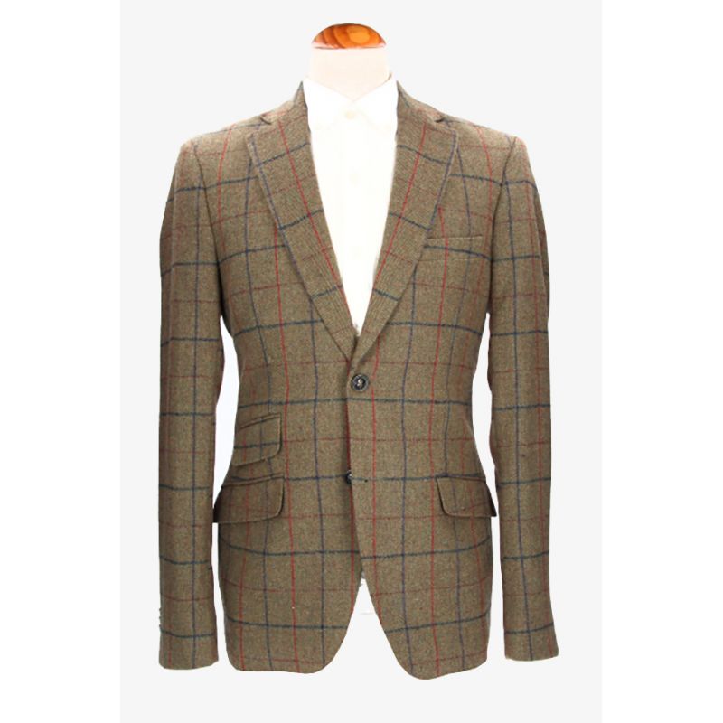 Blazer Toscana xadrez verde
