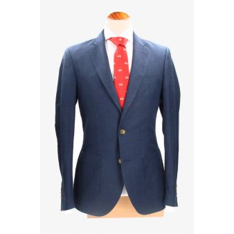 Veste Sicilia en lin marine