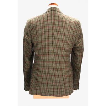 Veste Toscana à carreaux verde