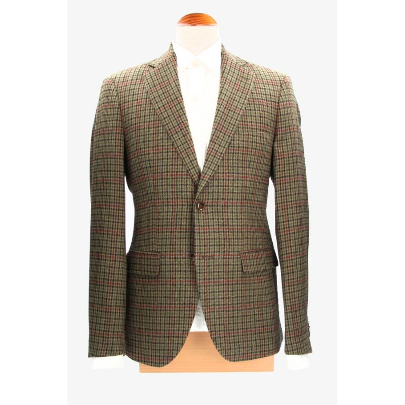 Blazer Toscana xadrez verde