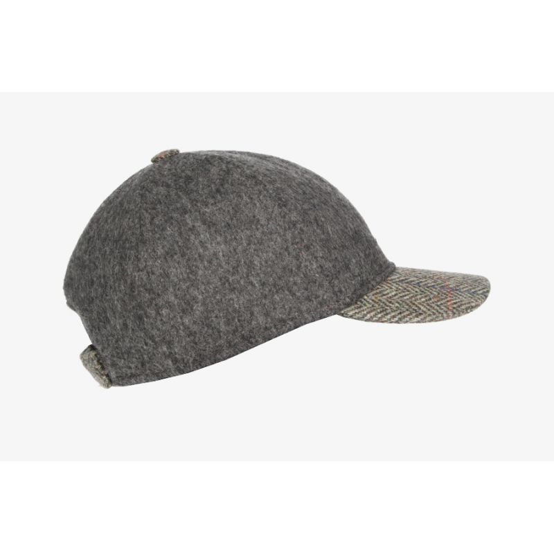 Gorra strike combinada espiga gris