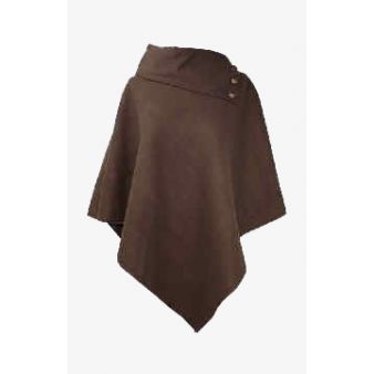 Brown poncho