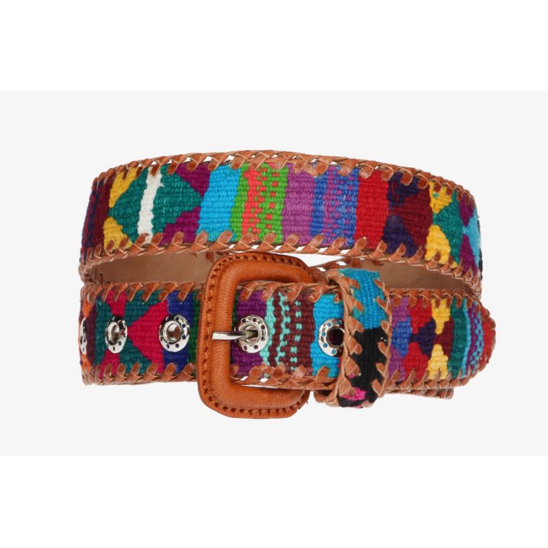 Cinturón Naif infantil multicolor oscuro
