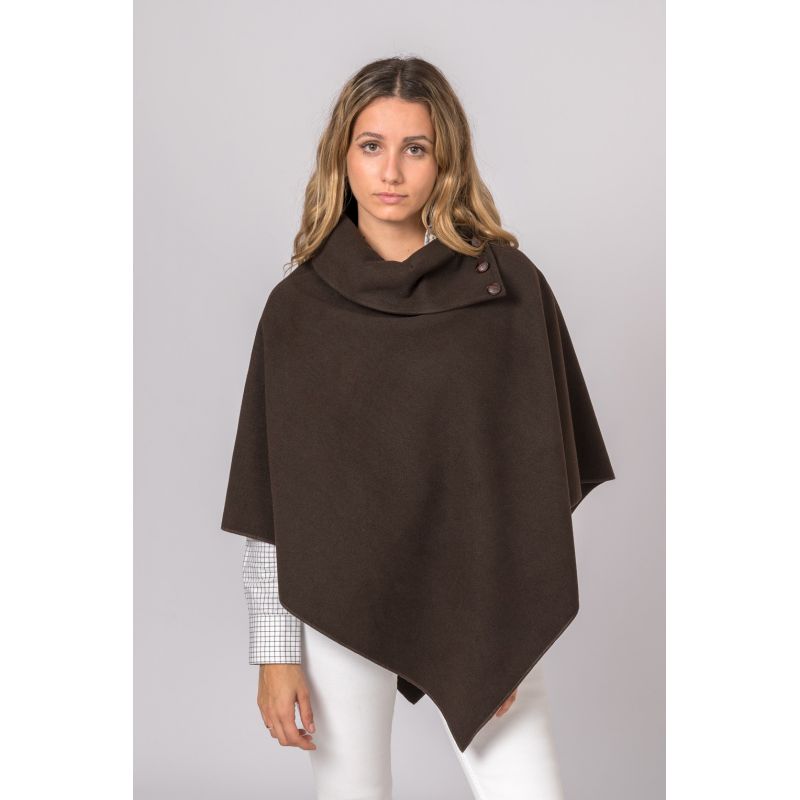 Brown poncho