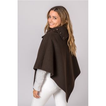 Brown poncho