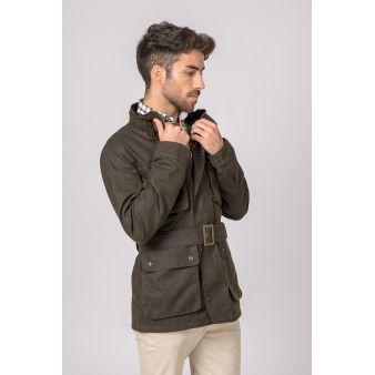 Cinto encerado Denilson Belt verde
