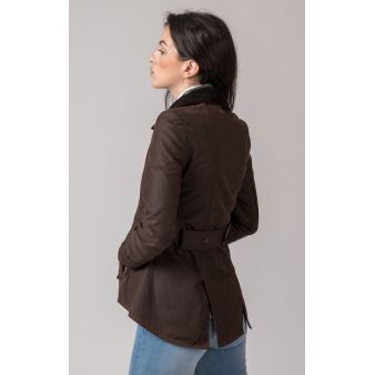Veste cirée Ambre marrón