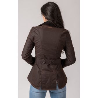 Chaqueta encerada Ambre marrón