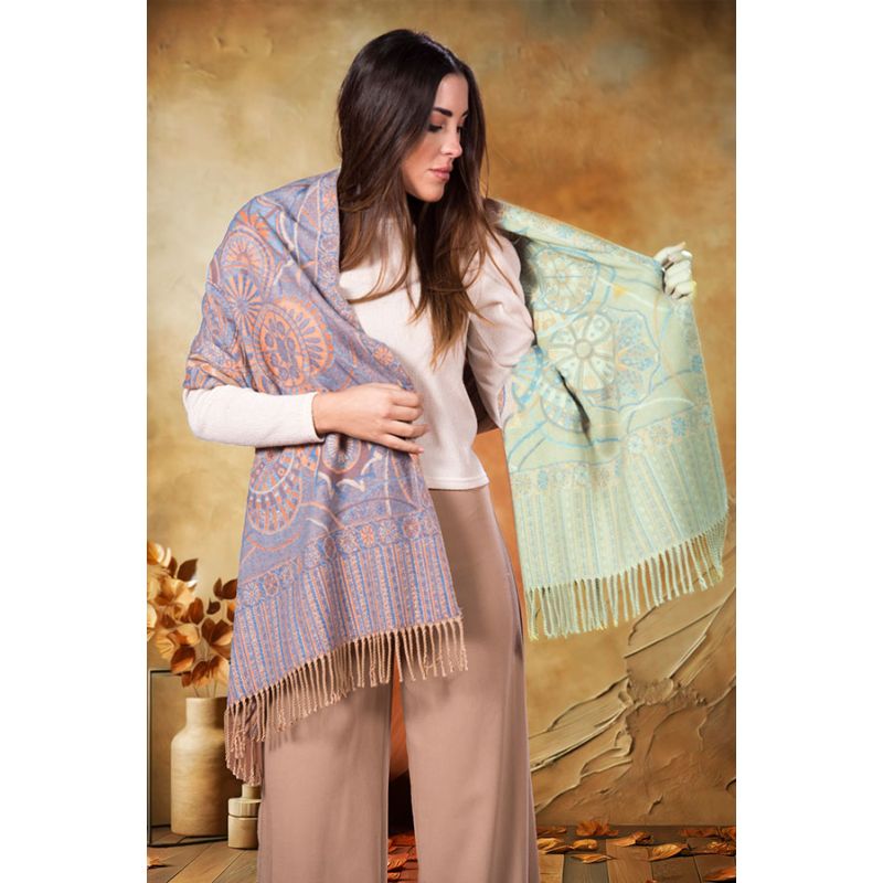 Pasmina atrapasueños malva