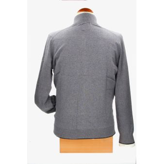 Jersey cremallera básica gris