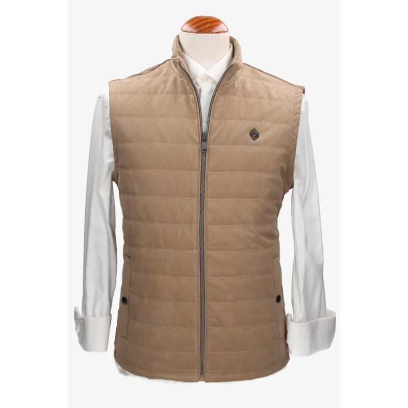 Chaleco Milán camel