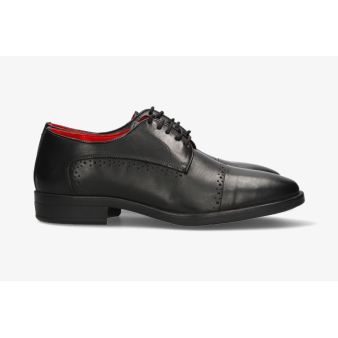 Blucher à lacets noir avec...
