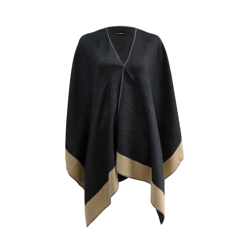 Capa gris filo camel