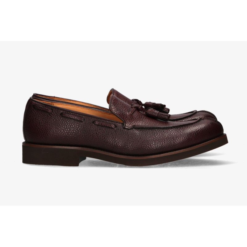 Zapato borlas caoba