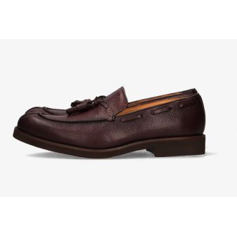 Zapato borlas caoba
