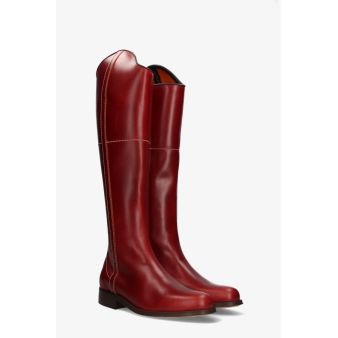 Cherry zipper riding boot Valverde del Camino