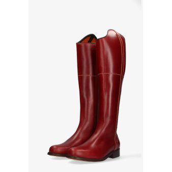 Cherry zipper riding boot Valverde del Camino