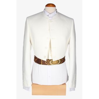 Veste et gilet écru