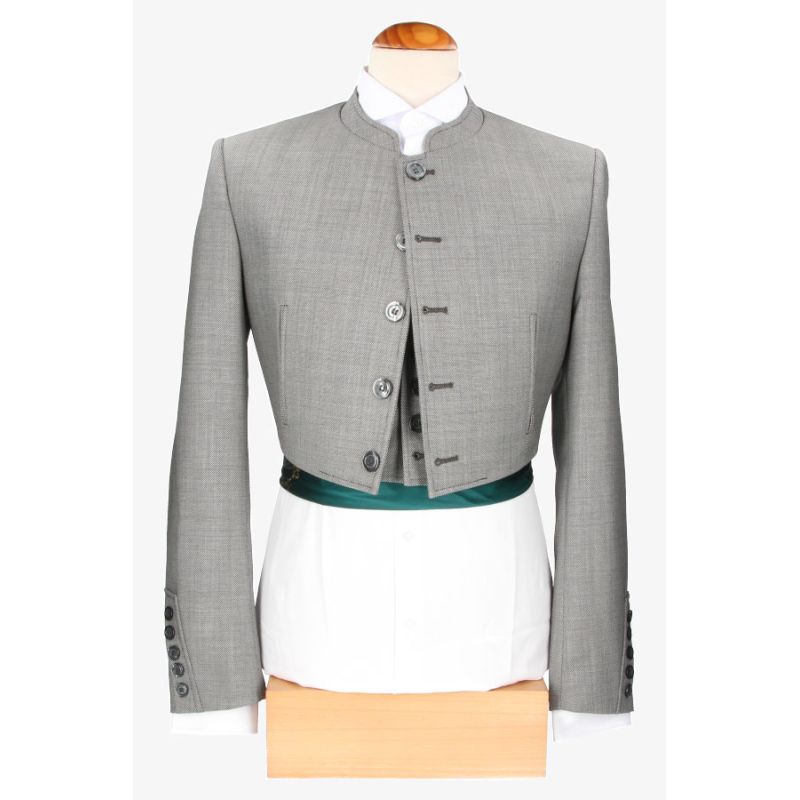 Veste et gilet gris clair
