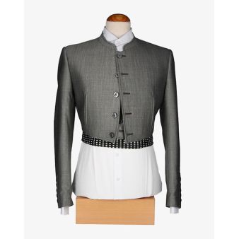 Veste et gilet gris clair