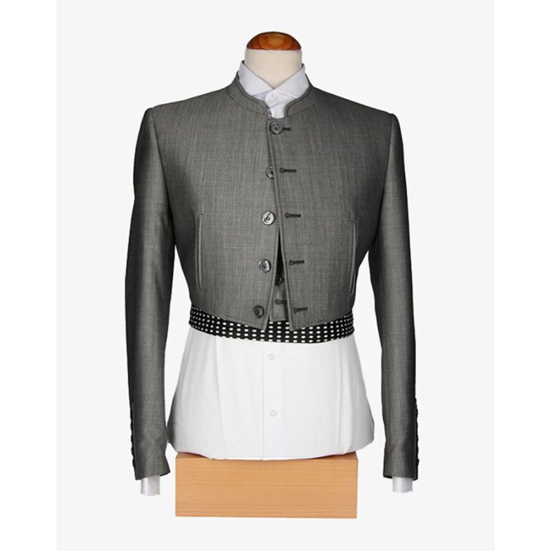 Veste et gilet gris clair