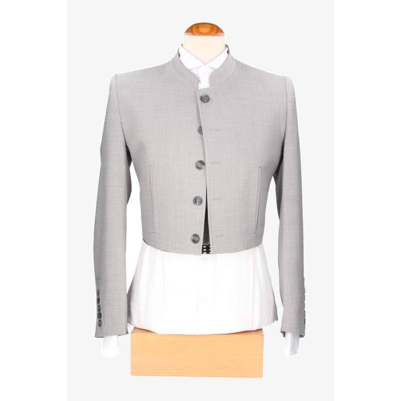 Veste et gilet gris perle