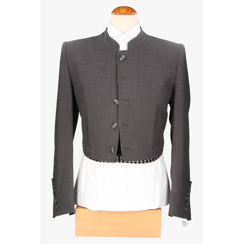 Veste et gilet gris foncé