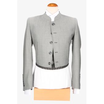 Veste et gilet gris en...