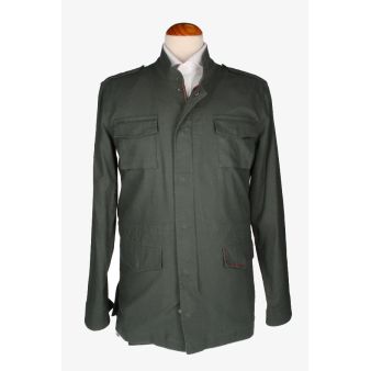 Saharienne étiquette vert kaki