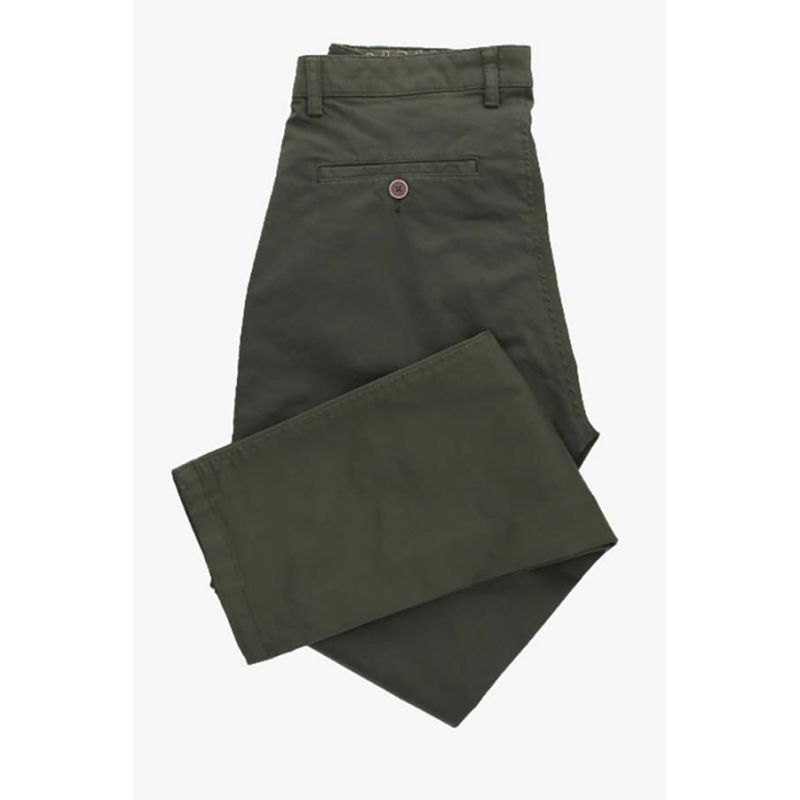 Pantalon chino homme vert