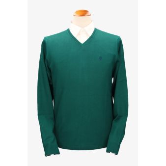 Pull col en V trèfle