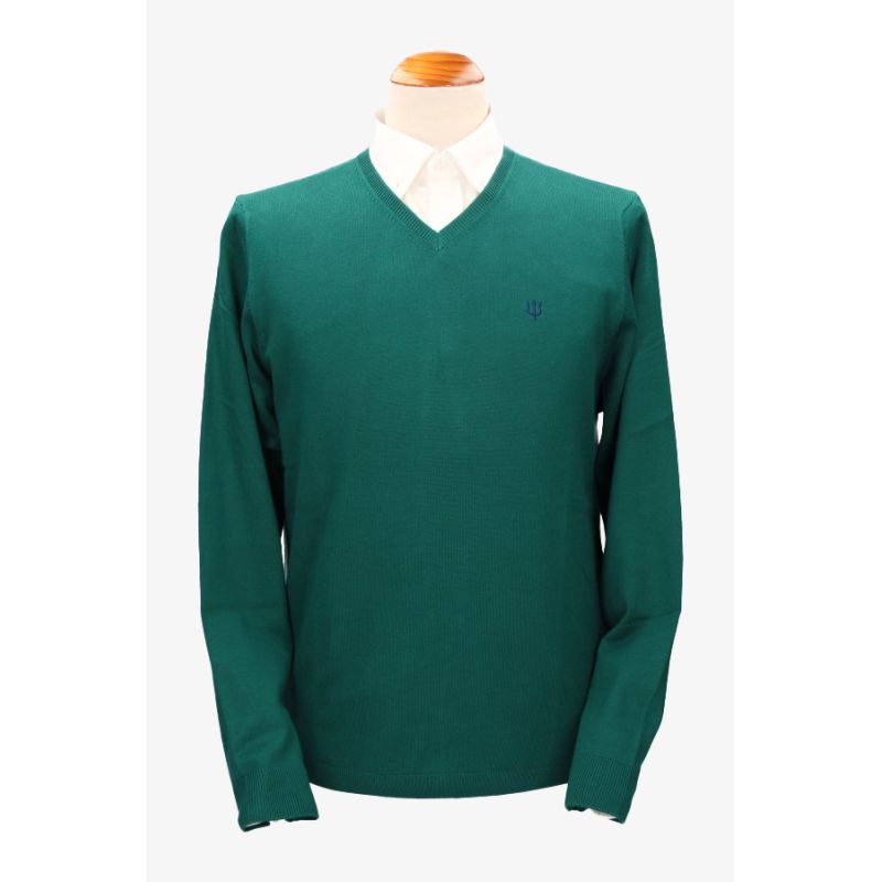 Pull col en V trèfle