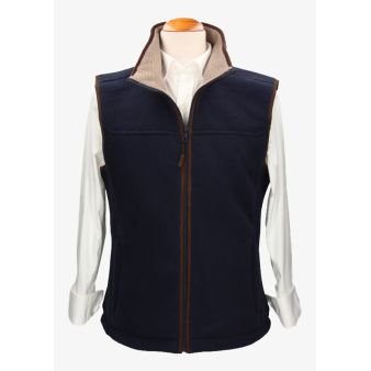 Gilet polaire bleu marine