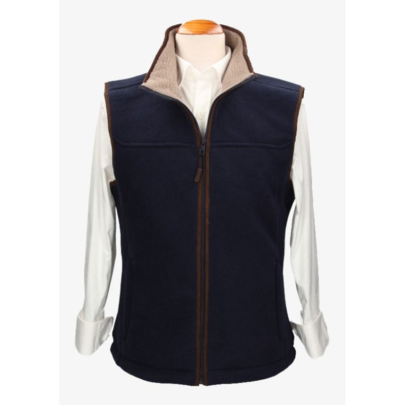 Gilet polaire bleu marine