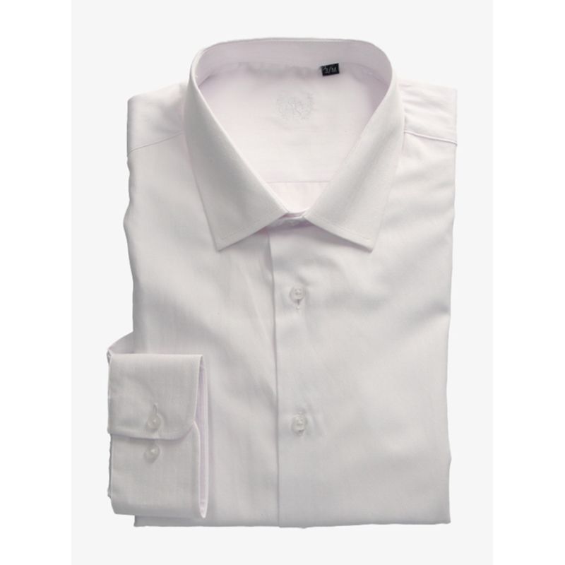 Chemise à rayures blanches