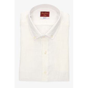 Chemise col à boutons en...