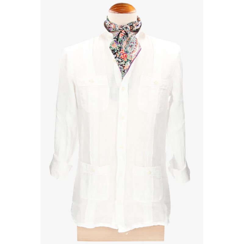 Camisa Cubana blanca