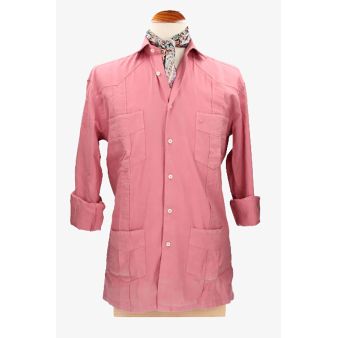 Camisa Cubana infantil em...