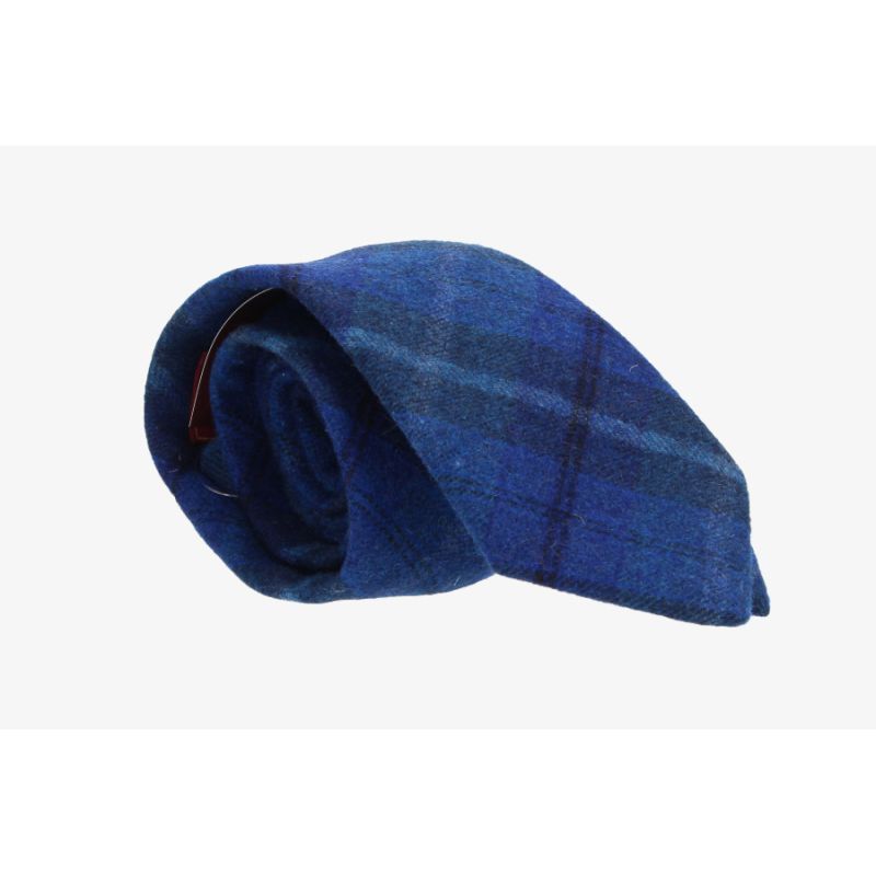 Corbata lana azul