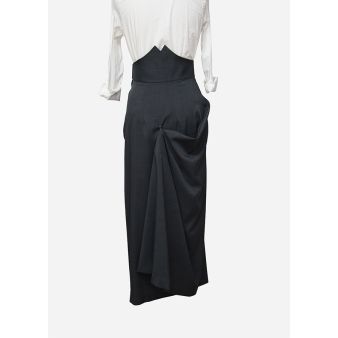 Falda de amazona Menorca gris marengo