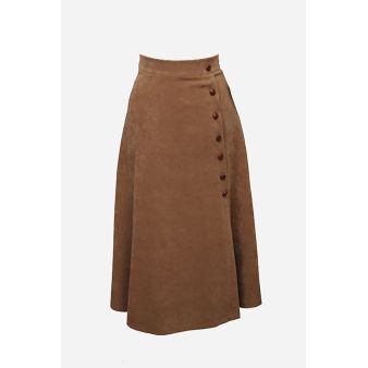 Falda Minerva camel