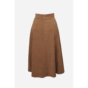 Falda Minerva camel