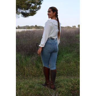 Blouse à volants
